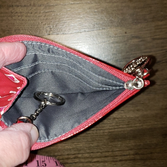 COACH Poppy Coated Canvas Graffiti Tote & Matching Coin/Card Purse Set - Picture 15 of 17